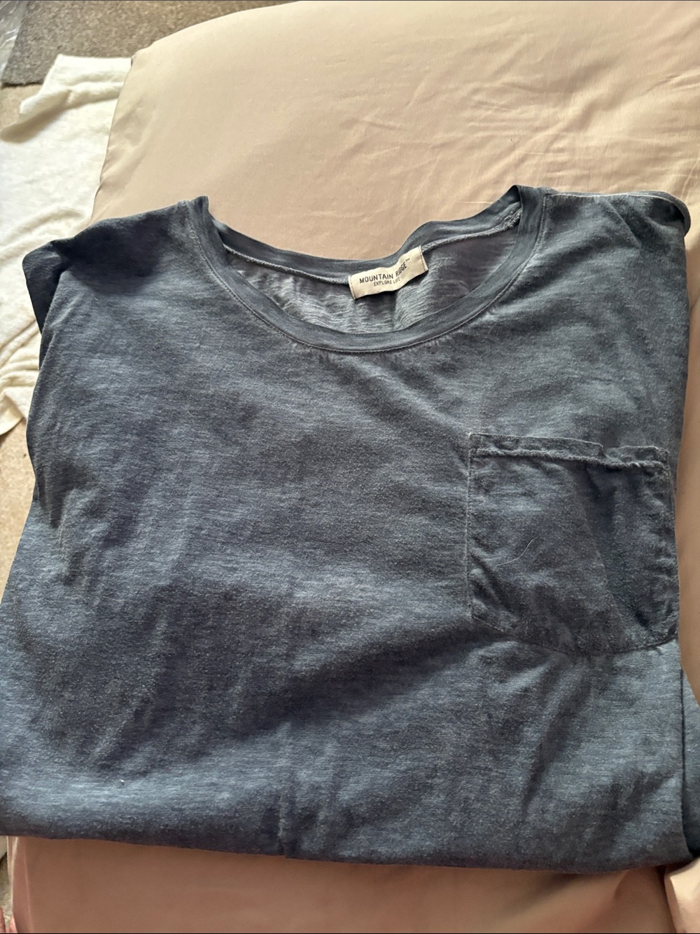Kids Short-Sleeve Pocket Tee - Slate Blue